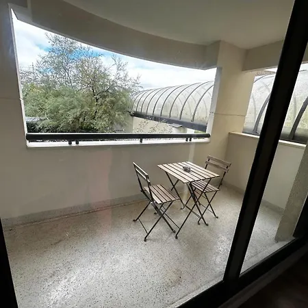 Le Monet Proche Bordeaux Avec Balcon Wifi & Place De Parking Prive Prox Tram Et Aeroport דירה